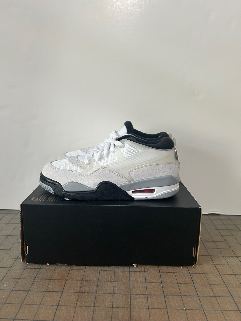 Jordan 4 RM ‘White Light Smoke Grey Black’ ‘GS